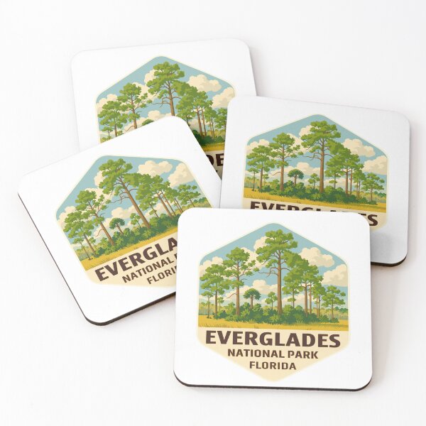 Item preview, Everglades National Park Retro Swamp Wildlife Sticker designed and sold by Ismeal Von.
