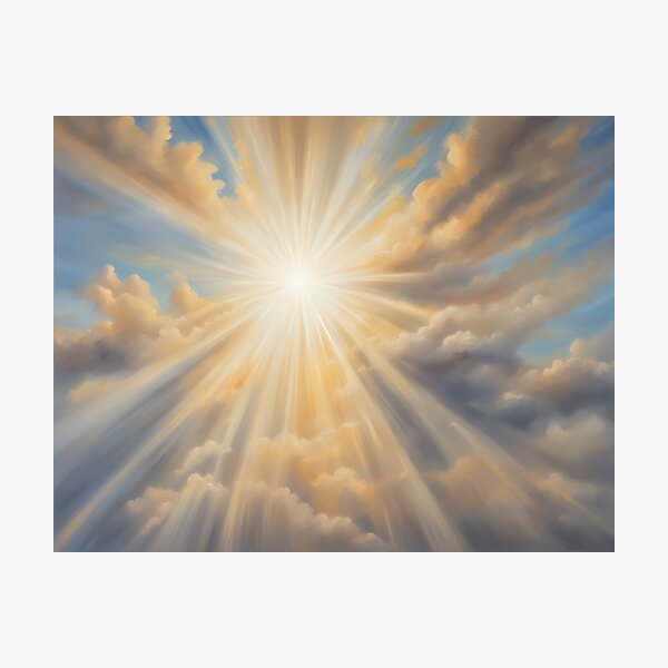 Item preview, Sunrays Through Clouds designed and sold by CalmnessbyChoice.