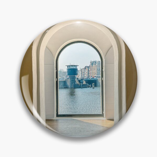 Artikelvorschau, Blick durch das Bogenfenster, Nationales Schifffahrtsmuseum – Amsterdam entworfen und verkauft von expat-camera.