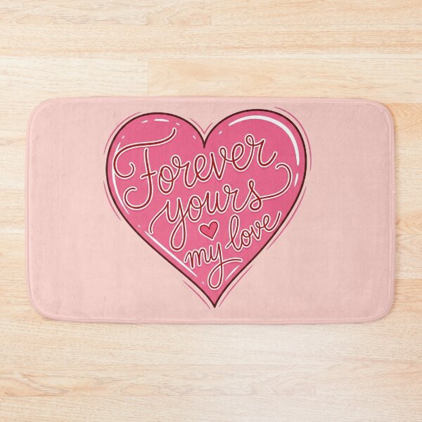 Item preview, Forever Yours My Love Pink Heart designed and sold by Owcomm.