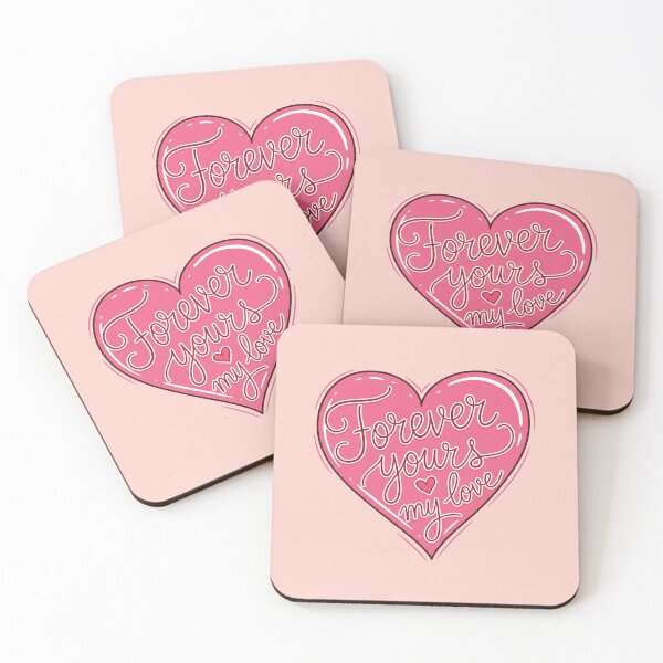 Item preview, Forever Yours My Love Pink Heart designed and sold by Owcomm.