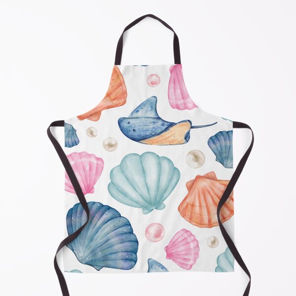 Item preview, Stingray and Shells Art Print designed and sold by alw1234.
