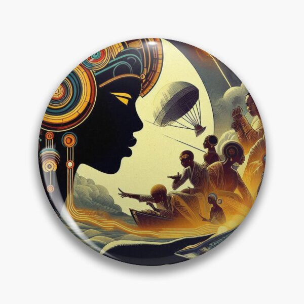 Item preview, 1920s Afro-Futurism Posters ( I ) designed and sold by PrintAfricanArt.
