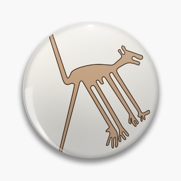 Item preview, Nazca Lines - Dog with Stylised Breast Logo designed and sold by kernowerno.