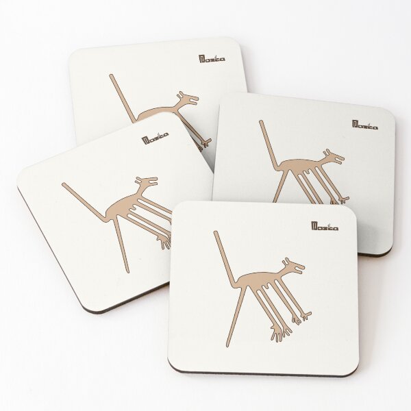 Item preview, Nazca Lines - Dog with Stylised Breast Logo designed and sold by kernowerno.
