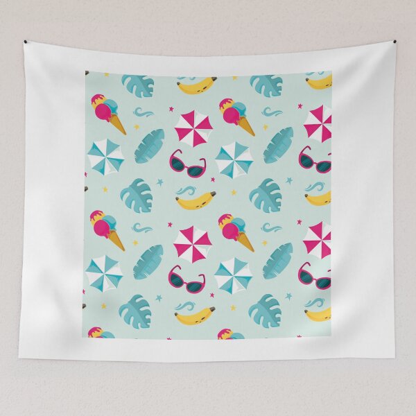 Item preview, Summer pattern flat ice cream parasol glasses designed and sold by Jamildesign.