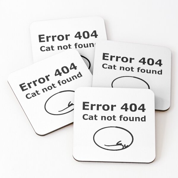 Item preview, Error 404 Cat not found designed and sold by Curiously_Kara.