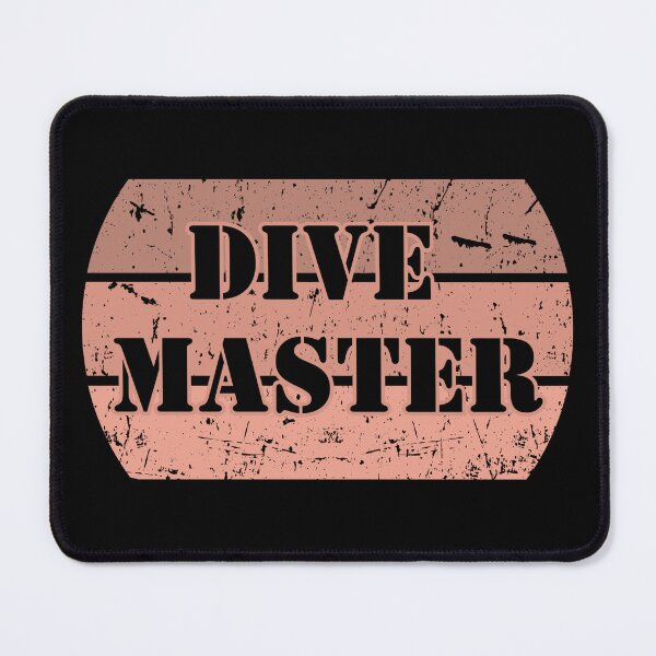 Item preview, Grunge Retro Dive Master Diver Scuba Diving Pink  designed and sold by TackyTime.