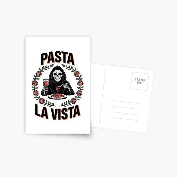 Item preview, Pasta Lover Italian Cuisine Italy Skeleton Pasta La Vista designed and sold by Sea4Adventures.
