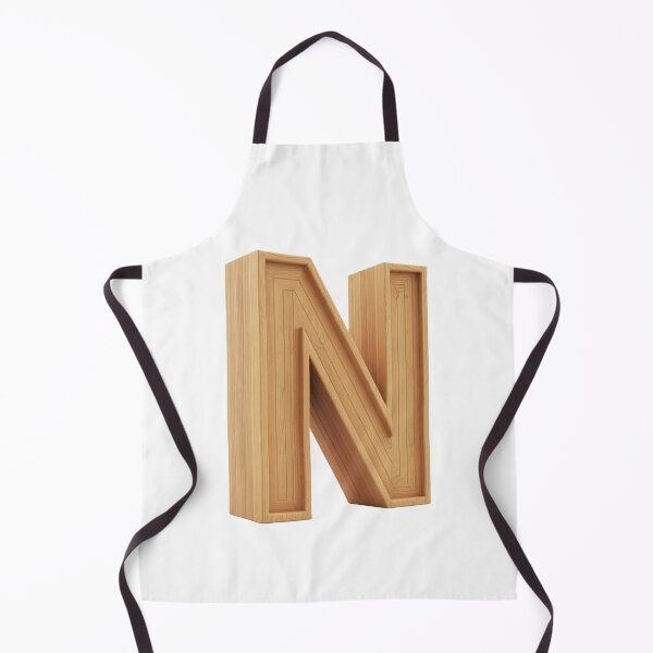 Item preview, 3D Wooden Letter N Minimalist Monogram designed and sold by uncoXab.