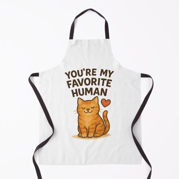 Item preview, You’re My Favorite Human – Warm Painterly Cat Art designed and sold by ALITOPRINCE.