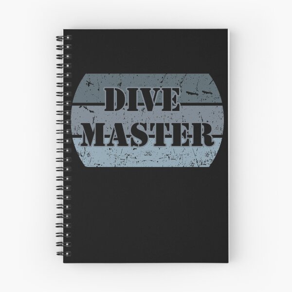 Item preview, Grunge Retro Dive Master Diver Scuba Diving Blue  designed and sold by TackyTime.