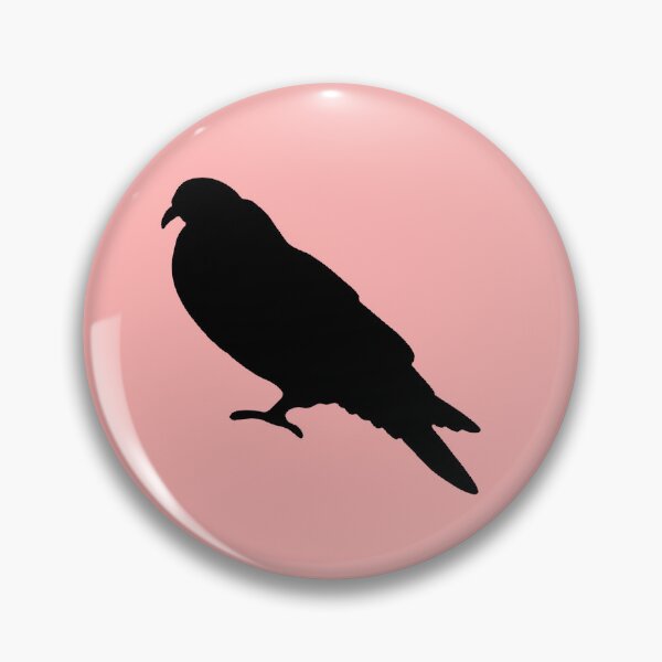 Aperçu de l'œuvre Imprimé pigeon (rose) créée et vendue par Ali Oops Design.