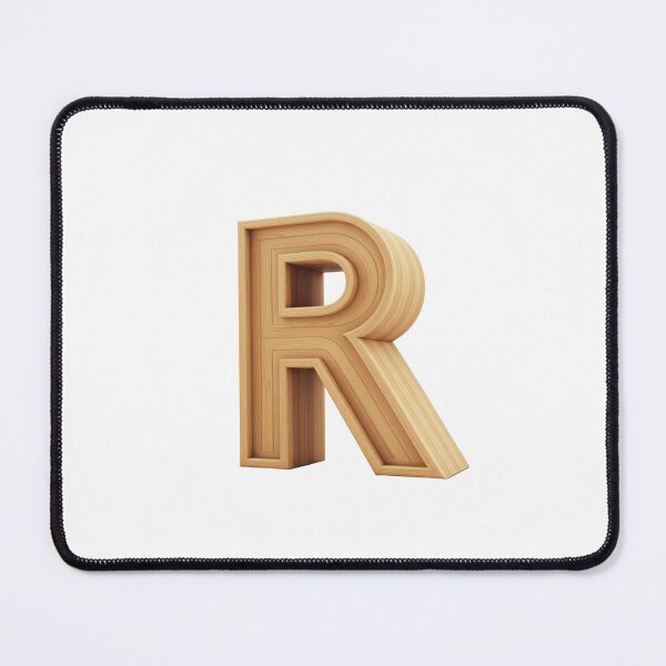 Item preview, 3D Wooden Letter R Minimalist Monogram designed and sold by uncoXab.