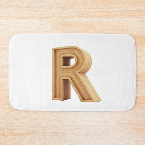 Item preview, 3D Wooden Letter R Minimalist Monogram designed and sold by uncoXab.