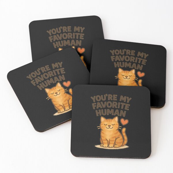 Item preview, You’re My Favorite Human – Warm Painterly Cat Art designed and sold by ALITOPRINCE.