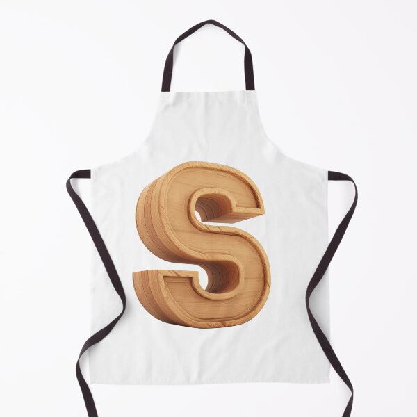 Item preview, 3D Wooden Letter S Minimalist Monogram designed and sold by uncoXab.