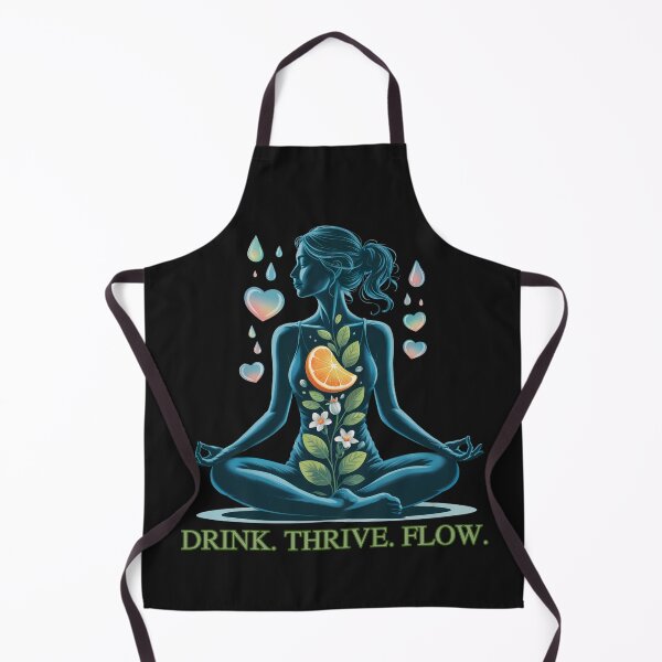 Item preview, Drink. Thrive. Flow: World Water Week Hydration & Wellness Art designed and sold by elynne9.