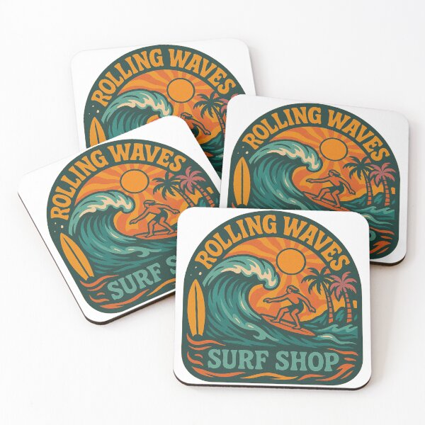 Item preview, rolling waves designed and sold by tidelinearchive.