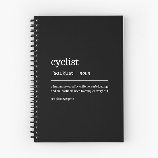Item preview, Cyclist Definition Funny Cycling Dictionary designed and sold by StrideSuccess.