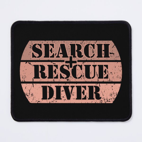Item preview, Grunge Retro Search Rescue Diver Scuba Diving Pink  designed and sold by TackyTime.