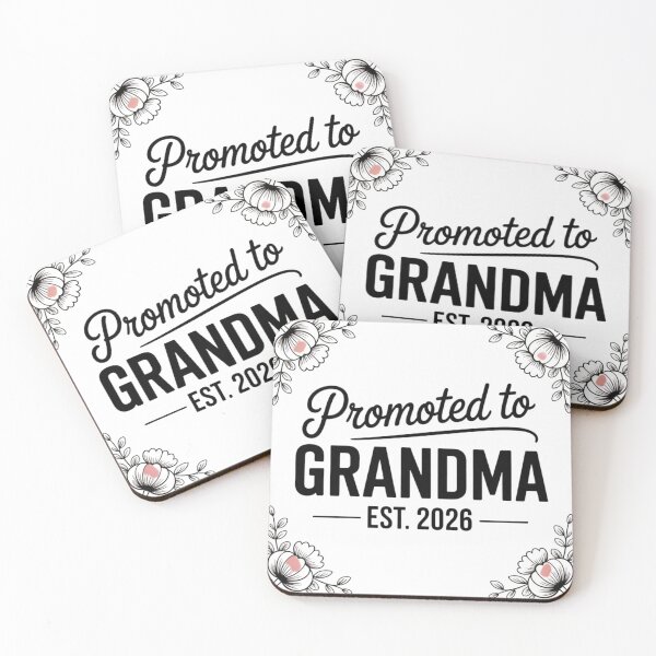 Item preview, Promoted to Grandma Est. 2026 New Grandma Gift Baby Announcement T-Shirt designed and sold by podlook.