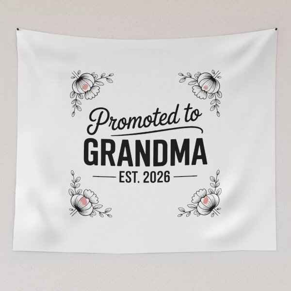 Item preview, Promoted to Grandma Est. 2026 New Grandma Gift Baby Announcement T-Shirt designed and sold by podlook.