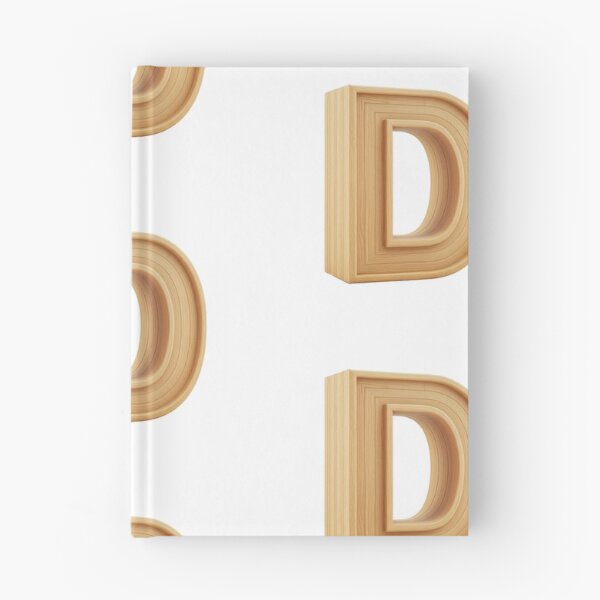 Item preview, 3D Wooden Letter D Minimalist Monogram designed and sold by uncoXab.