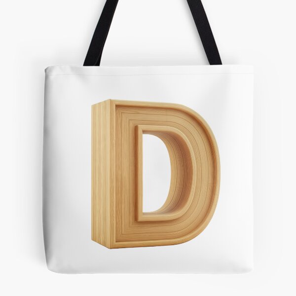 Item preview, 3D Wooden Letter D Minimalist Monogram designed and sold by uncoXab.