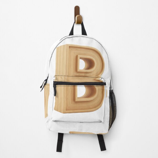 Item preview, 3D Wooden Letter B Minimalist Monogram designed and sold by uncoXab.