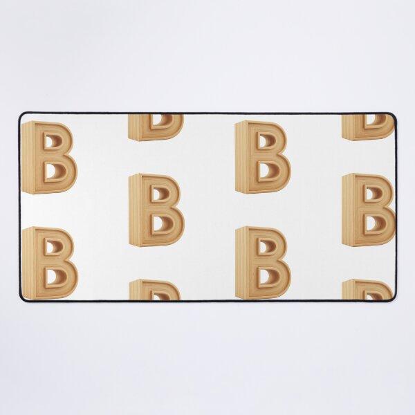 Item preview, 3D Wooden Letter B Minimalist Monogram designed and sold by uncoXab.