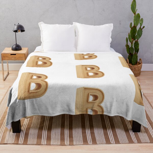 Item preview, 3D Wooden Letter B Minimalist Monogram designed and sold by uncoXab.