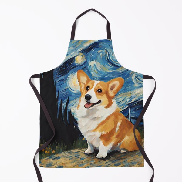 Item preview, Post Impressionist Landscape With Corgi designed and sold by soapblossom.