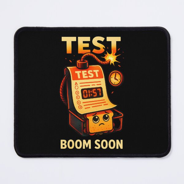 Item preview, Test Boom Soon Funny Exam Countdown designed and sold by Taans-Creation.