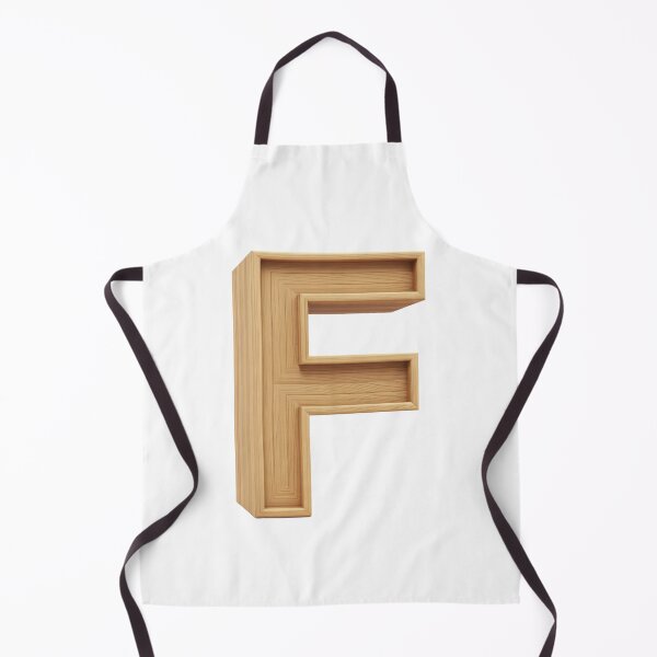 Item preview, 3D Wooden Letter F Minimalist Monogram designed and sold by uncoXab.