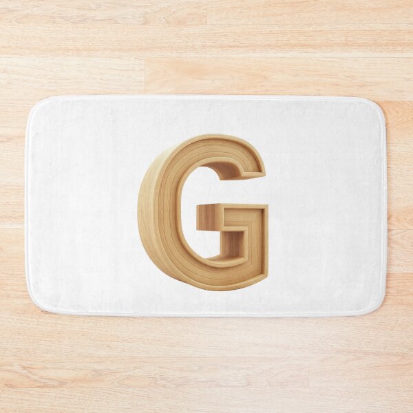 Item preview, 3D Wooden Letter G Minimalist Monogram designed and sold by uncoXab.
