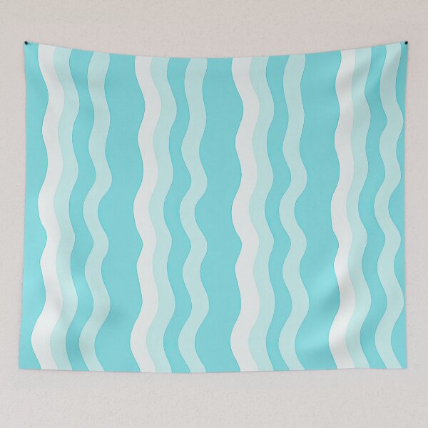 Item preview, Retro Vertical Wavy Pattern Liquid Swirl designed and sold by Prints and Lifestyle.