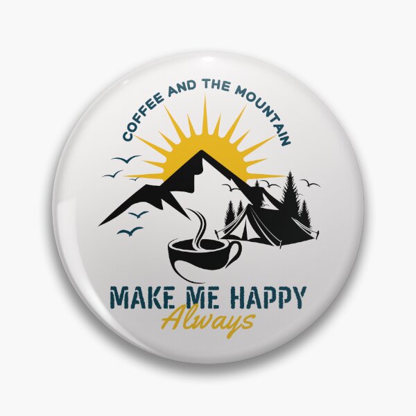 Item preview, Coffee and the mountain make me happy designed and sold by ATime7Day.