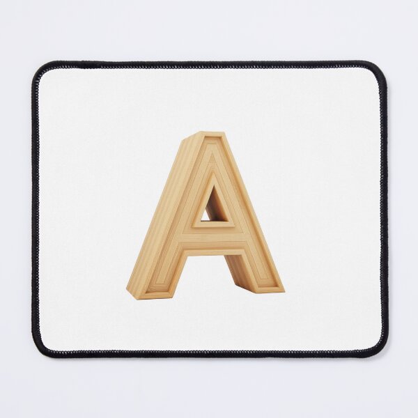 Item preview, 3D Wooden Letter A Minimalist Monogram designed and sold by uncoXab.