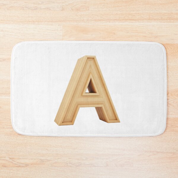 Item preview, 3D Wooden Letter A Minimalist Monogram designed and sold by uncoXab.