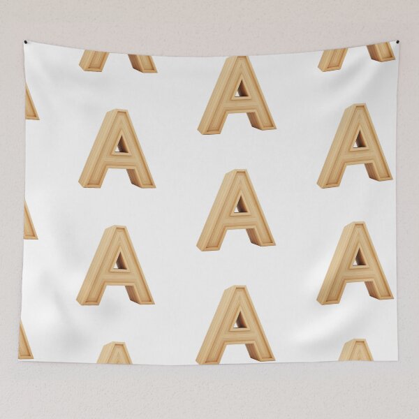 Item preview, 3D Wooden Letter A Minimalist Monogram designed and sold by uncoXab.