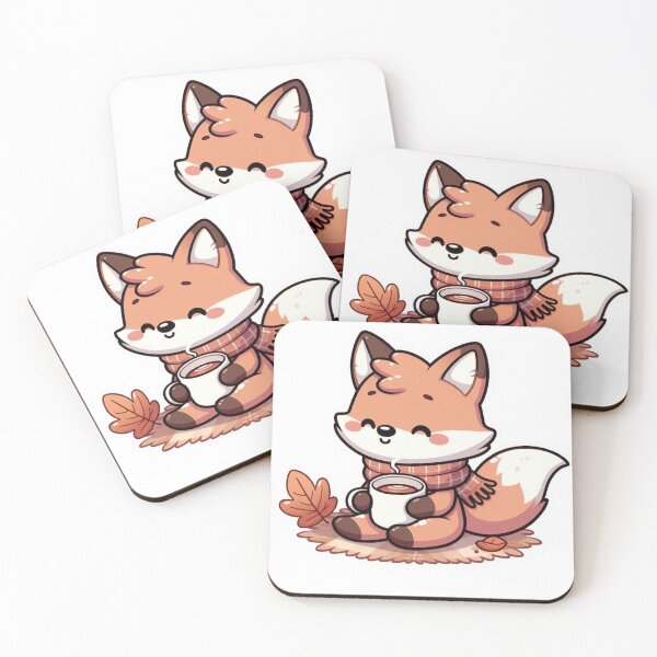 Item preview, Caffeine Fox – Morning Mood designed and sold by FalistY.
