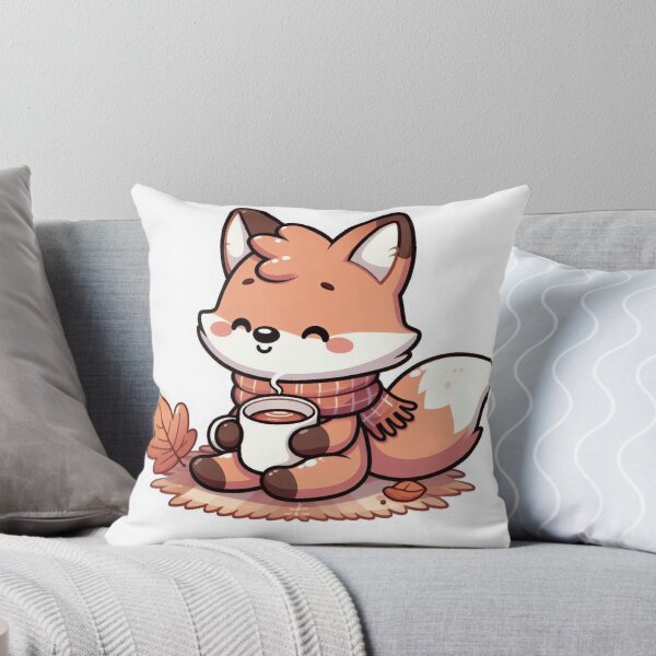 Item preview, Caffeine Fox – Morning Mood designed and sold by FalistY.