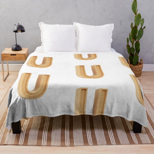 Item preview, 3D Wooden Letter U Minimalist Monogram designed and sold by uncoXab.