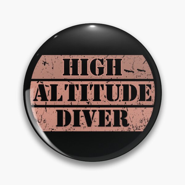 Item preview, Grunge Retro High Altitude Diver Scuba Diving Pink  designed and sold by TackyTime.
