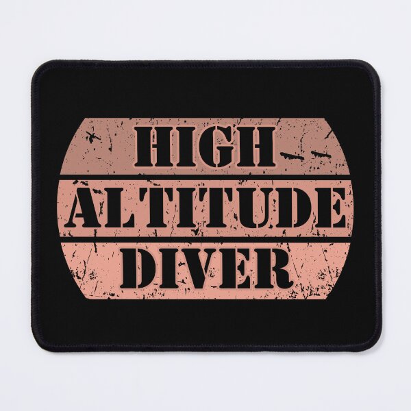 Item preview, Grunge Retro High Altitude Diver Scuba Diving Pink  designed and sold by TackyTime.