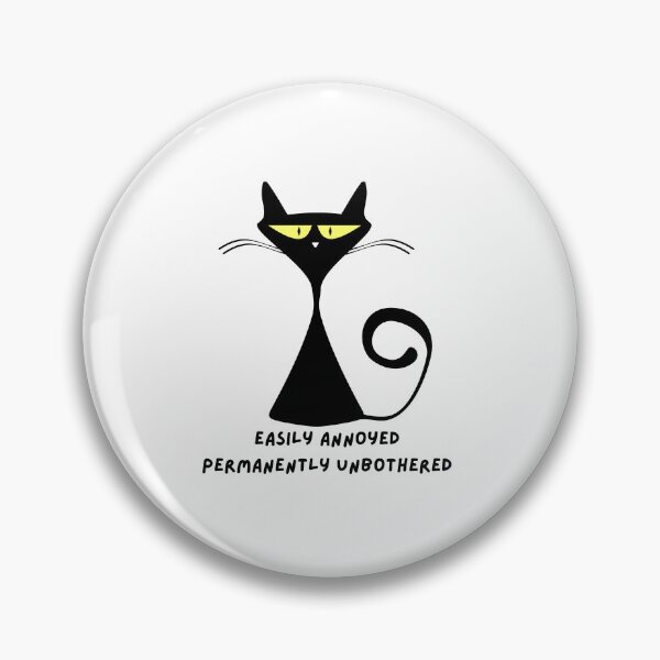 Artikelvorschau, Leicht genervtes lustiges Katzendesign entworfen und verkauft von The Shady Paddler.