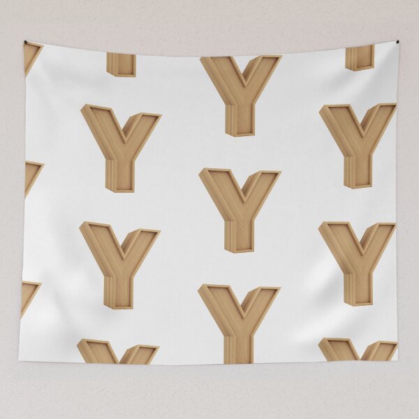 Item preview, 3D Wooden Letter Y Minimalist Monogram designed and sold by uncoXab.