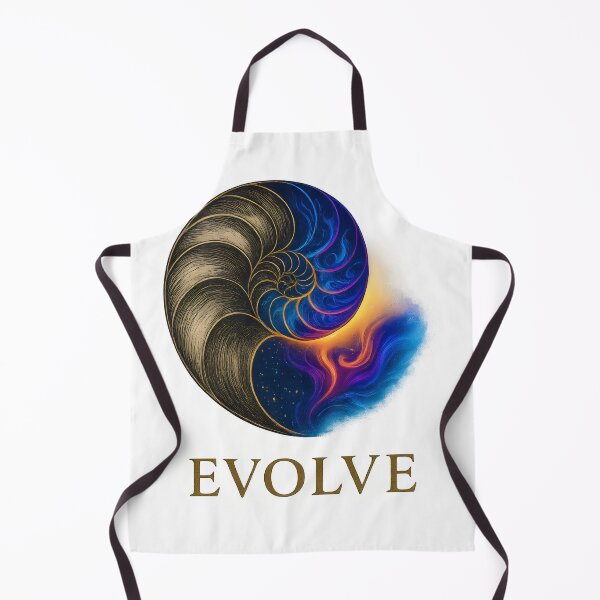 Item preview, Cosmic Nautilus Evolve Spiral Design designed and sold by Shoot-The-Moon.