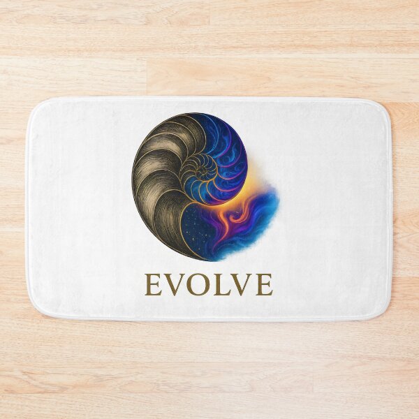 Item preview, Cosmic Nautilus Evolve Spiral Design designed and sold by Shoot-The-Moon.